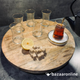 Bricard Sens Theeset | Wit-Goud 12-delig