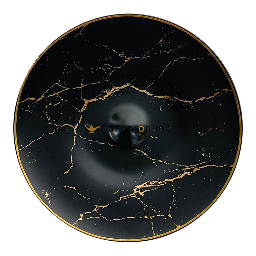 Koffieset Luxu Marmer Zwart / Goud