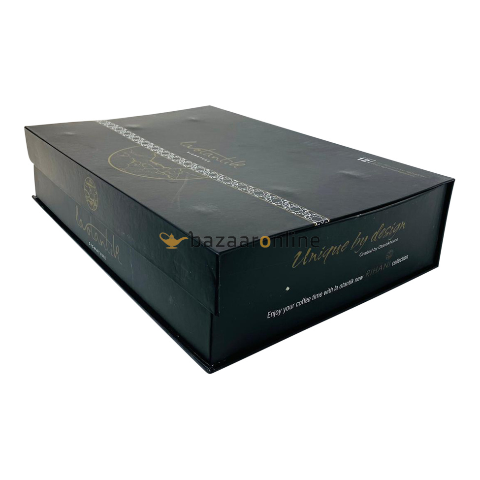 Koffieset Luxu Marmer Zwart / Goud