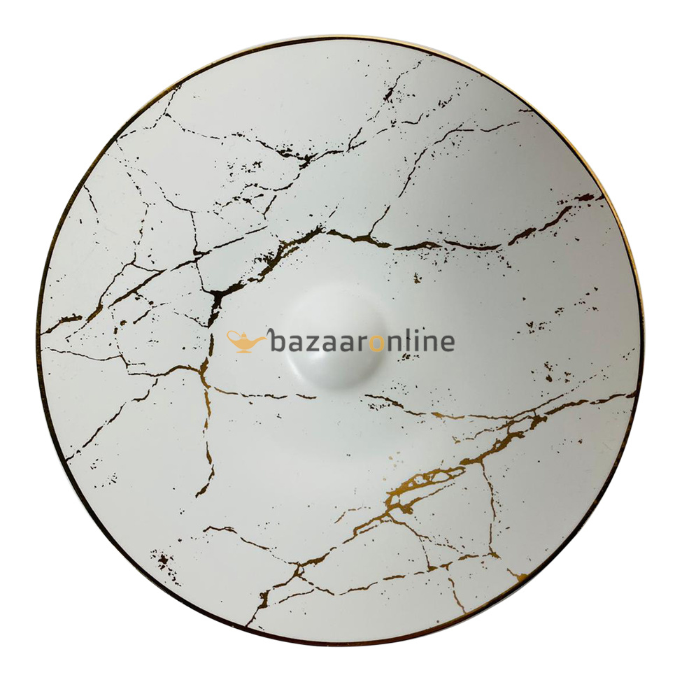 Koffieset Luxu Marmer Wit / Goud