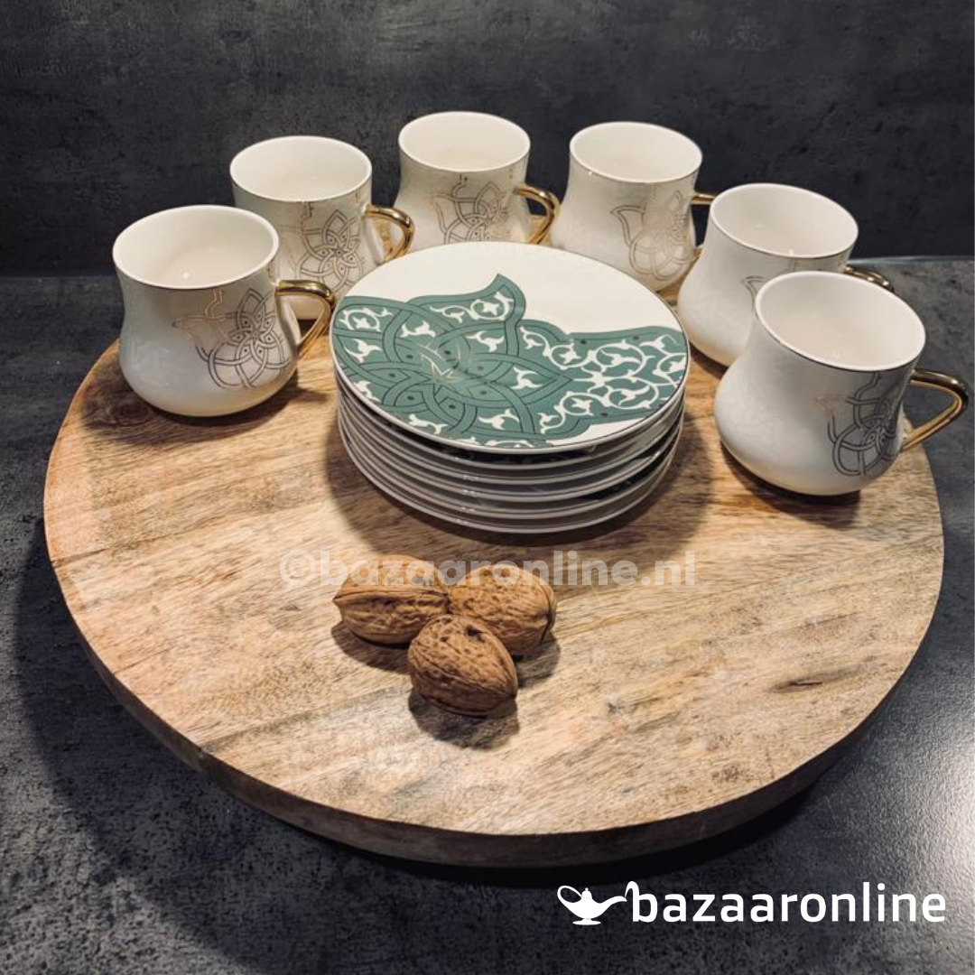 Koffieset Spirit of Ancient by Otantik Home | Green