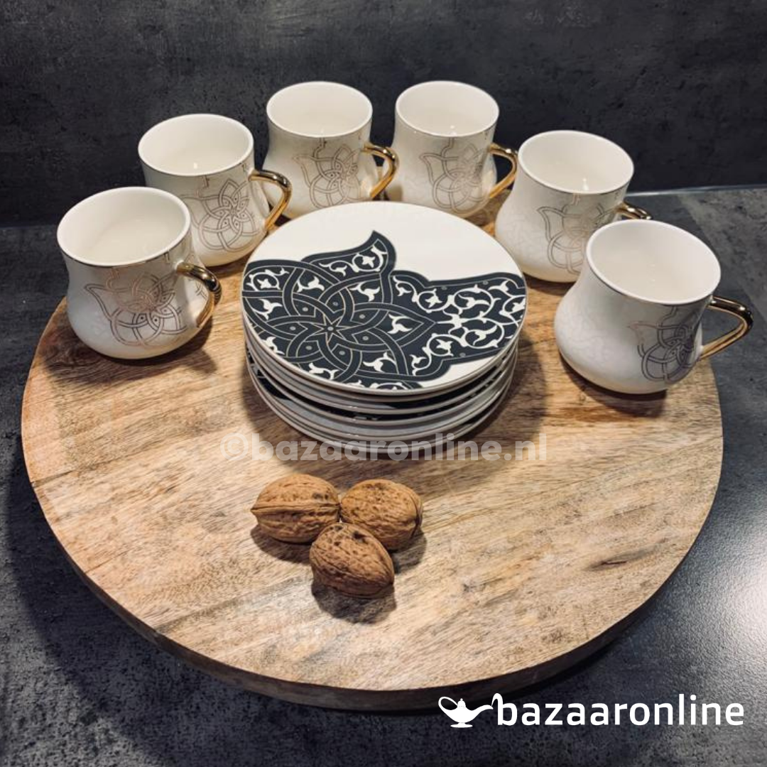 Koffieset Spirit of Ancient by Otantik Home | Black