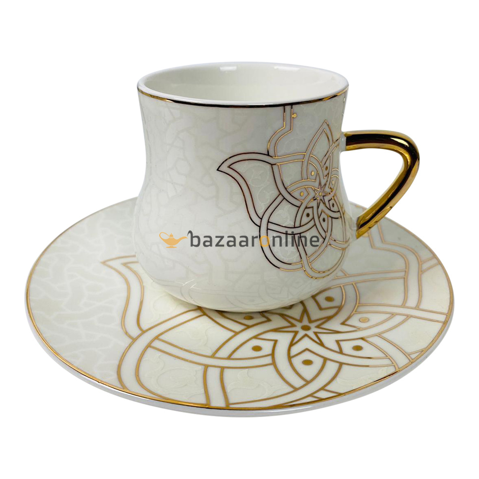 Koffieset Spirit of Ancient by Otantik Home | Blanco