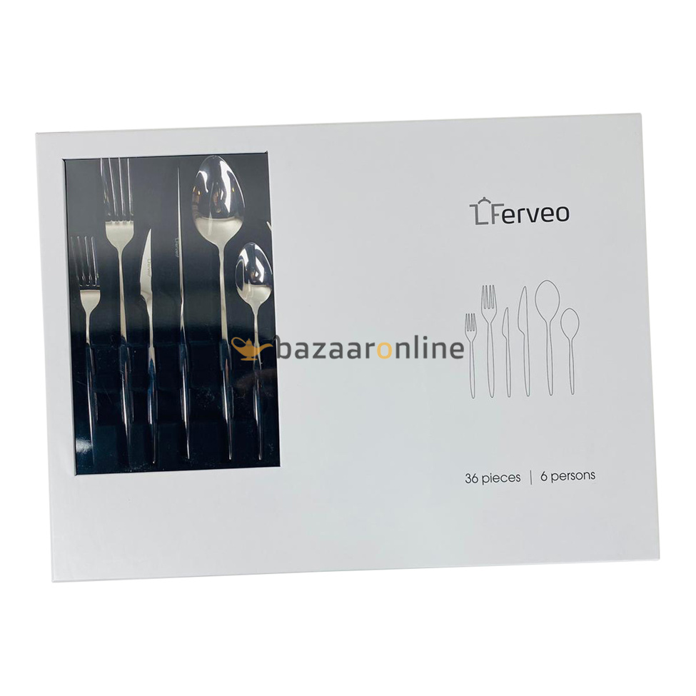 FERVEO Sara Bestekset 36-delig Zilver