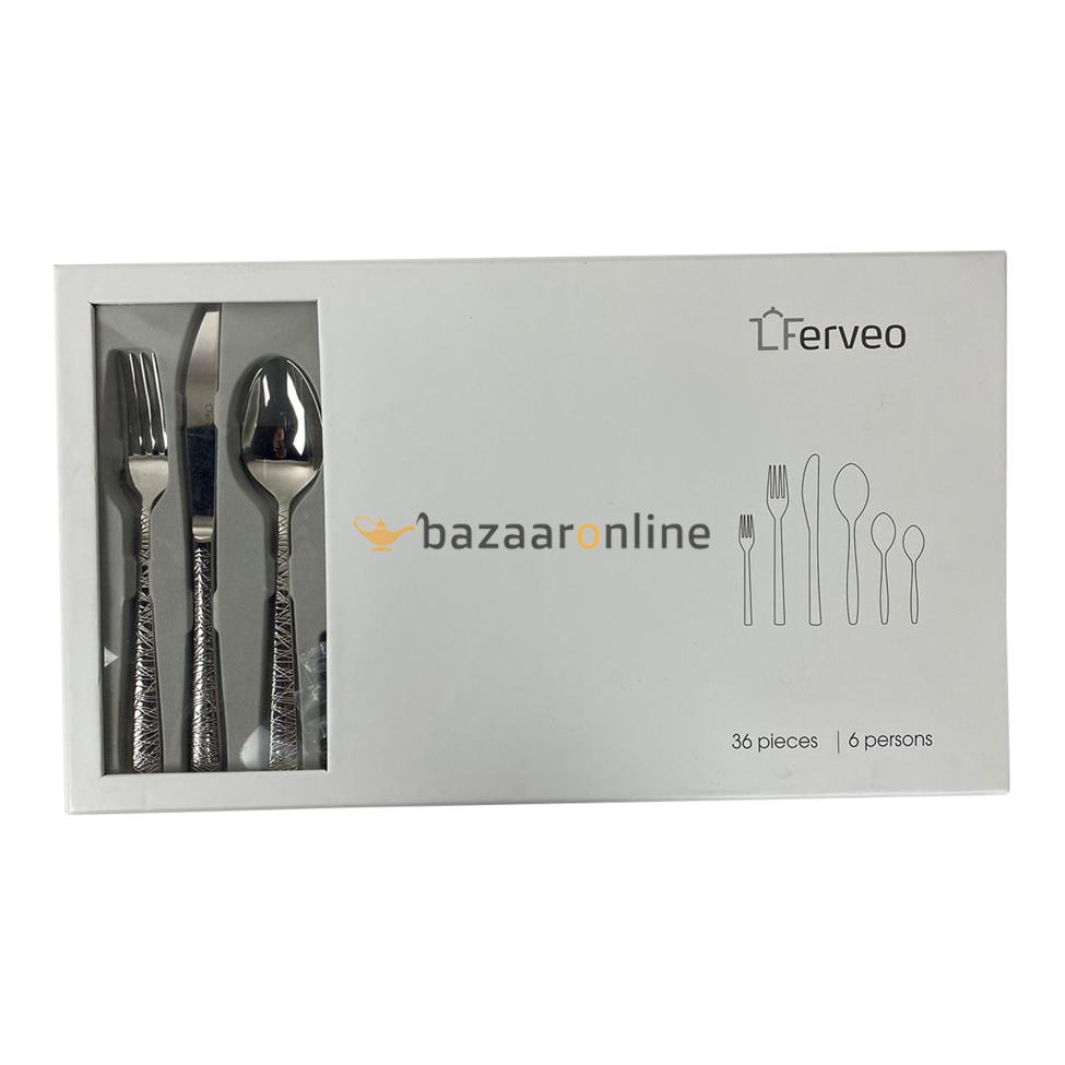 FERVEO Primo Bestekset 36-delig Zilver