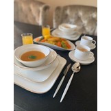 FERVEO Sara Bestekset 24-delig Zilver/Wit