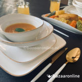 FERVEO Sara Bestekset 24-delig Goud/Wit