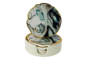 FUGURATO Epoxy-look onderzetters | 6-stuks | 001