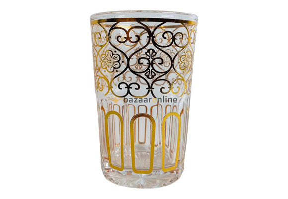 Theeglazen Set Meknes Goud - 12 delig