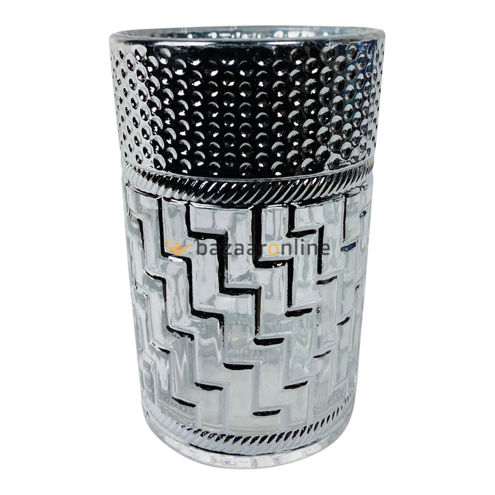 Theeglazen Set Tanger 2 Zilver - 12 delig