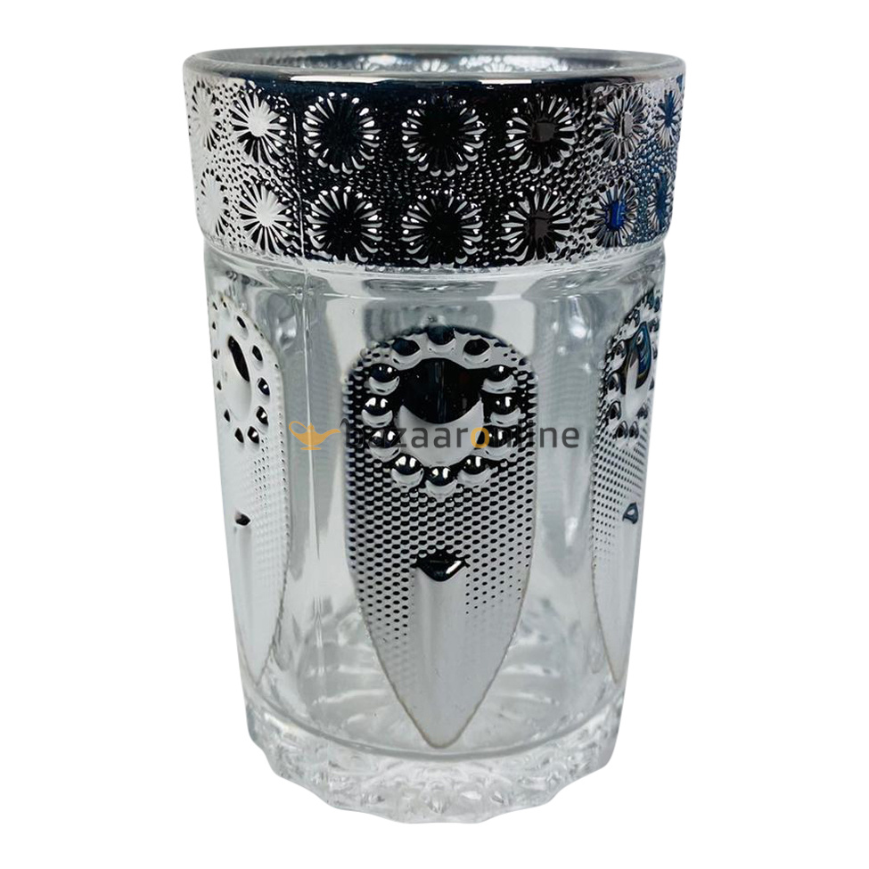 Theeglazen Set Rabat Zilver - 12 delig