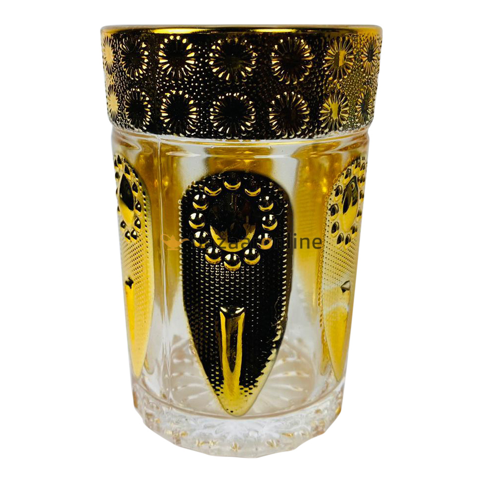 Theeglazen Set Rabat Goud - 12 delig