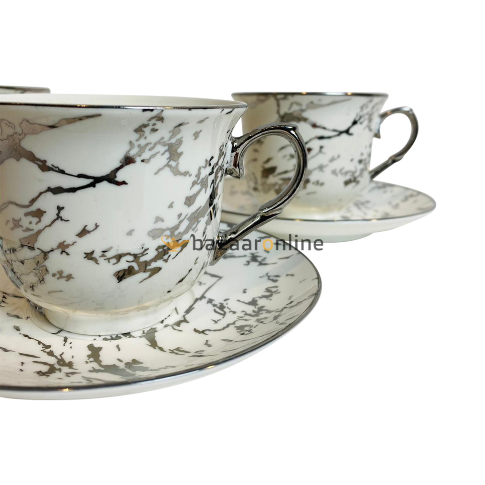 Koffieset - Meria - Zilver