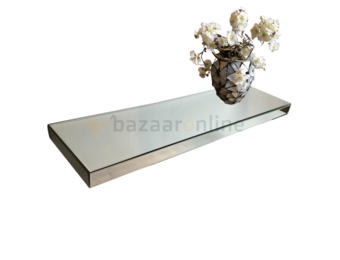 Spiegel wandplank - Zilver - 90 cm