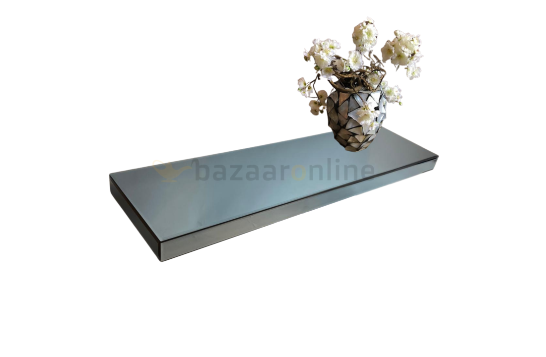Muurplank van spiegel | in de kleuren brons, zilver spiegel Bazaaronline