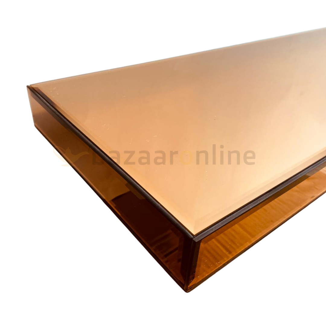 Spiegel wandplank - Zilver - 90 cm