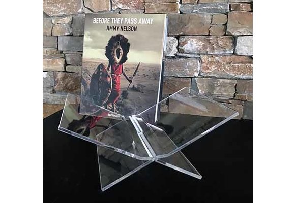 Boekenstandaard Perspex Middel Design Transparant