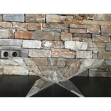 Boekenstandaard Perspex Middel Design Transparant