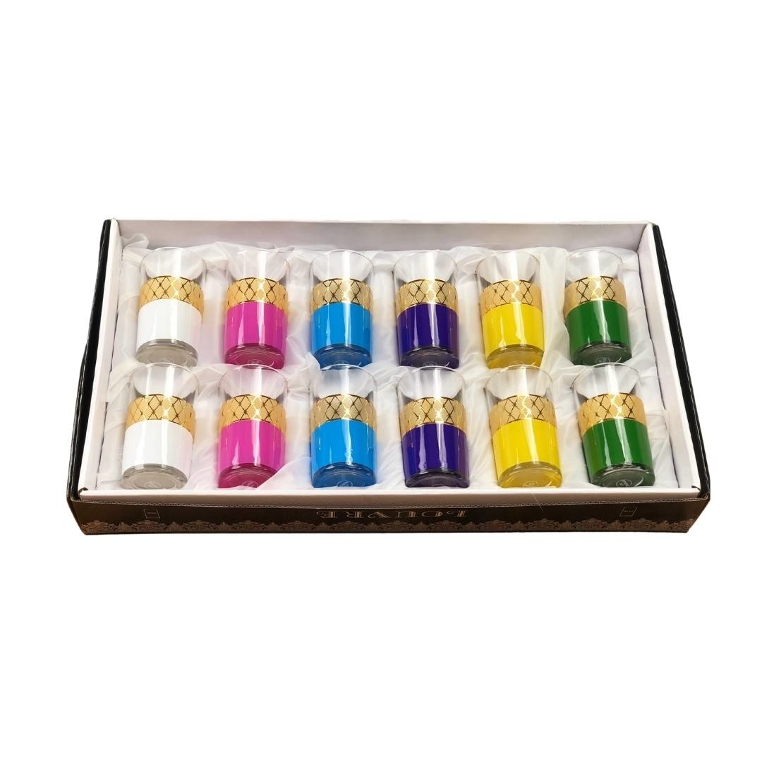 Theeglazen Colors - 12 stuks