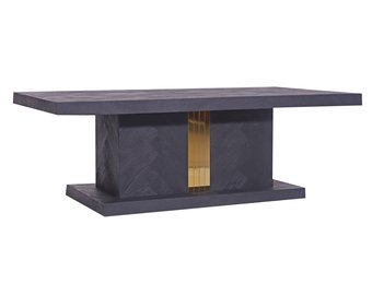 Chess - Blok eettafel - Goud - visgraat look