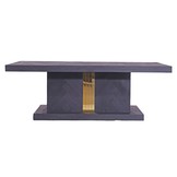 Chess - Blok eettafel - Goud - visgraat look