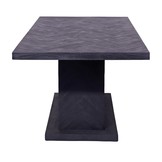 Chess - Blok eettafel - Goud - visgraat look