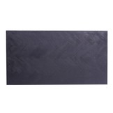 Chess - Blok eettafel - Zilver - visgraat look