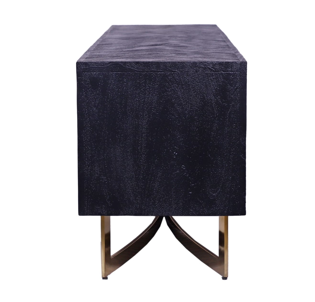 TV-Meubel Chess Goud - visgraat look - 180x40x55cm