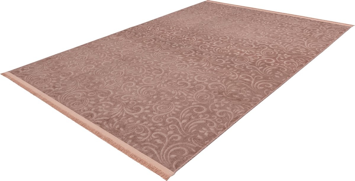 Peri vloerkleed Taupe 100 - laagpolig