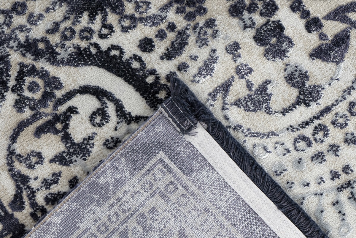 Elysee Vloerkleed Blauw Zilver - Pierre Cardin