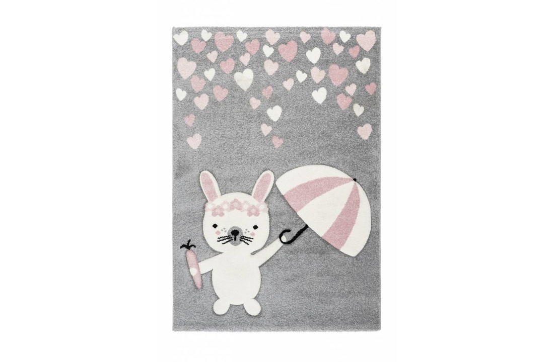 Amigo vloerkleed 326 Roze/Grijs