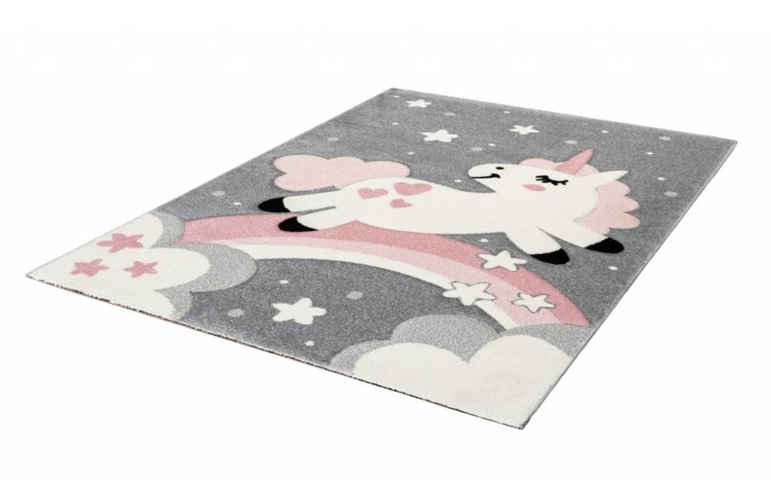 Amigo vloerkleed 327 Roze/Grijs