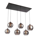 Hanglamp Illusion Smoking glass 6 lichts