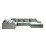 Louis Hoekbank - Donkergrijs - Velvet stof