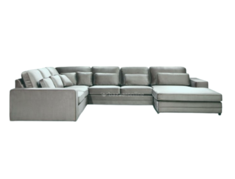 Louis Hoekbank - Donkergrijs - Velvet stof