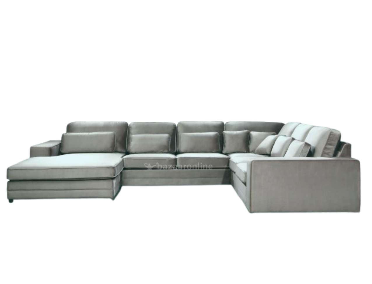 Louis Hoekbank - Donkergrijs - Velvet stof