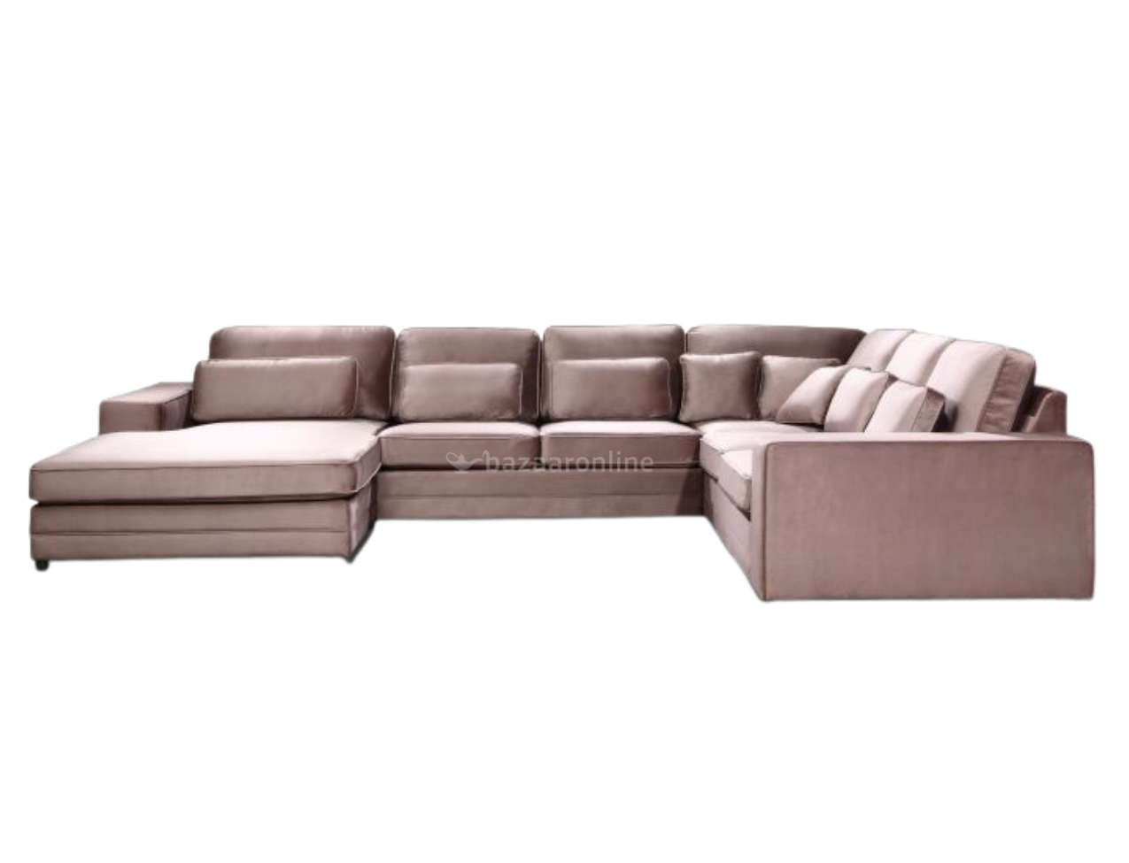 Louis Hoekbank - Lichtbruin - Velvet stof