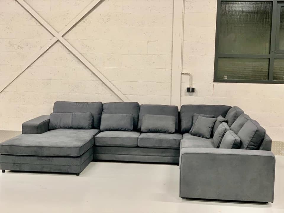 Louis Hoekbank - Donkergrijs - Velvet stof