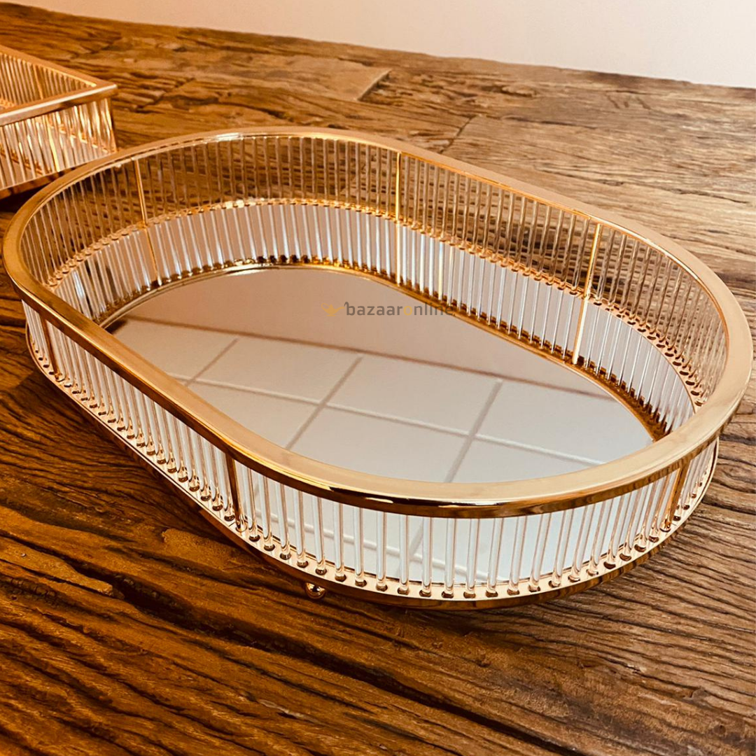 Dienblad Elegance Ovaal | Goud