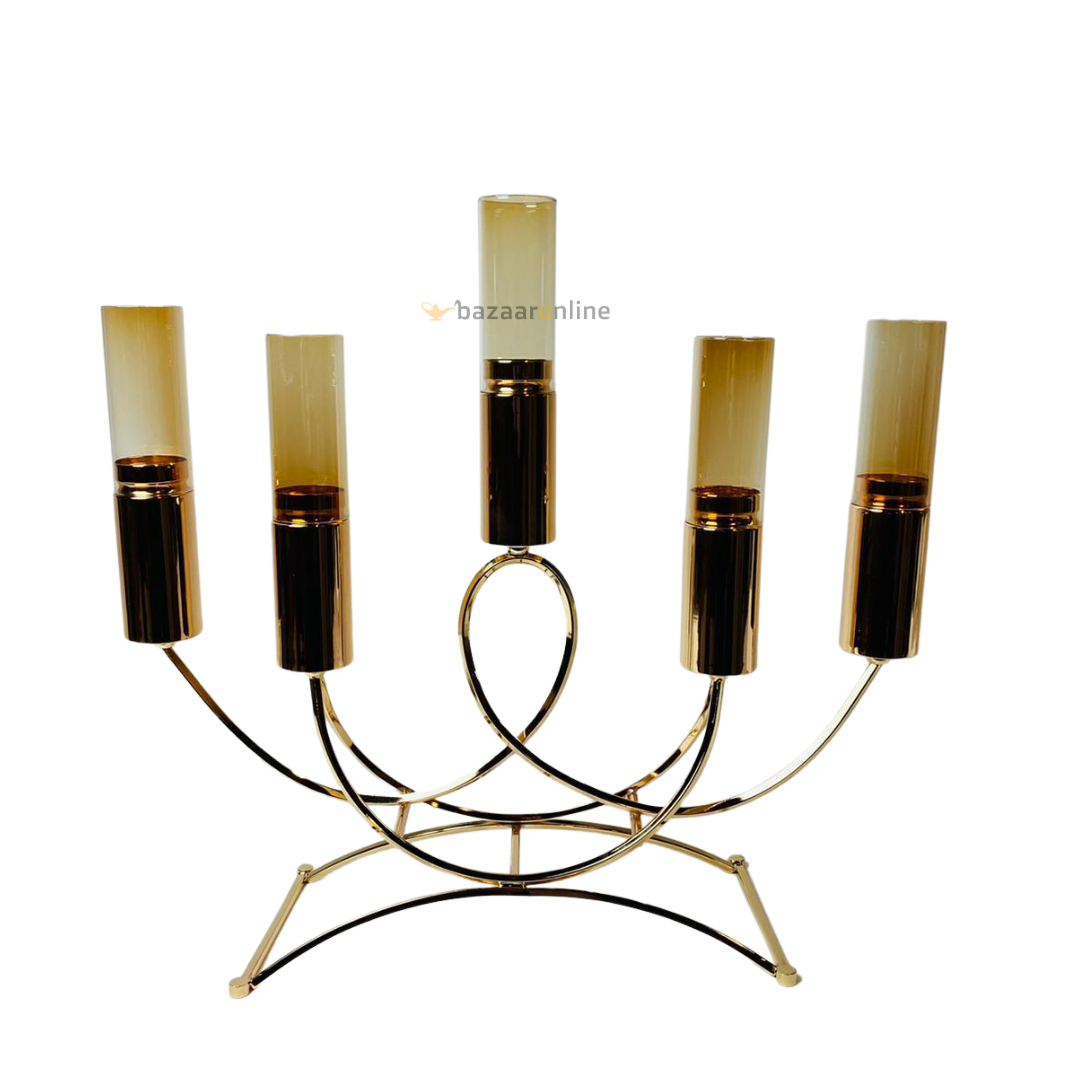 Kandelaar Elegance 5-lichts op voet