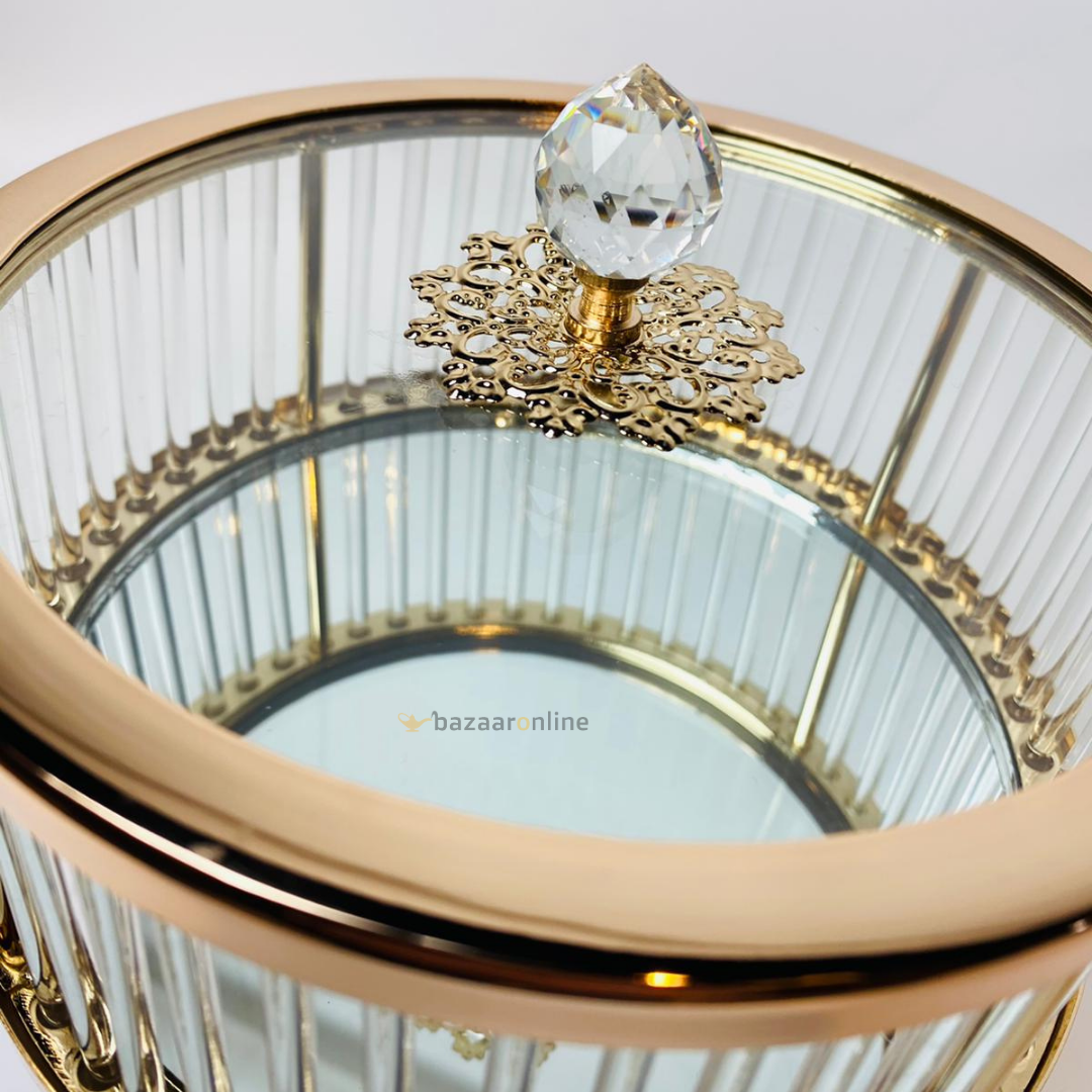 Elegance Decoratie bus met voet