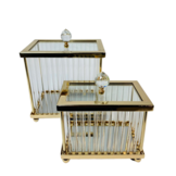 Elegance Decoratie bus rechthoekig | Small