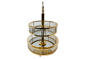 Etagère Elegance - 2 laags | Goud