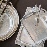 DIENBLAD SILVER LOOK LANGWERPIG 42X13CM