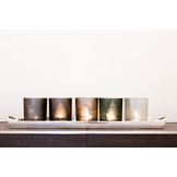 DIENBLAD SILVER LOOK LANGWERPIG 42X13CM