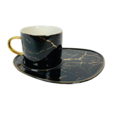 Koffieset - Lenel - Zwart Goud