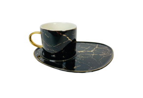 Koffieset - Lenel - Zwart Goud