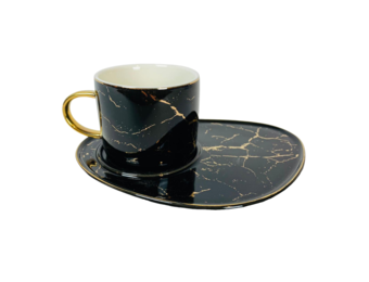 Koffieset - Lenel - Zwart Goud
