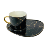 Koffieset - Lenel - Zwart Goud