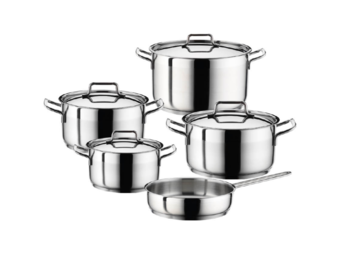 Pannenset 5- delig - Inductie - Hascevher 18/10